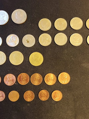 Thailand coins used, pack