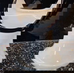  Ασπρόμαυρο βάζο      J. Słuczan Orkusz Glassworks Poland Art Glass Black & White Vase