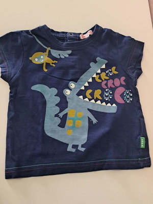 D'pam Boy's T-shirt like new, blue, 6-9 months