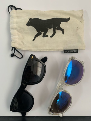 Wolfnoir sunglasses 2 pairs like new