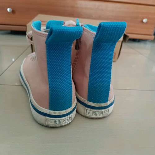 Big Star athletic shoes used, size 40, blue and pink