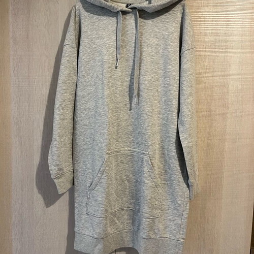 H&M sweatshirt dress grey like new, size 34