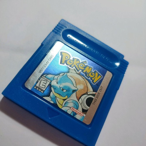Blue Pokemon Cartridge GBA GBC Game Boy Nintendo used, functional