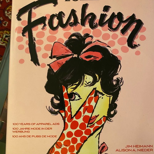 20th Century Fashion coffee table book 100 years of apparel ads like new