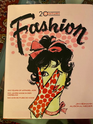 20th Century Fashion coffee table book 100 years of apparel ads like new
