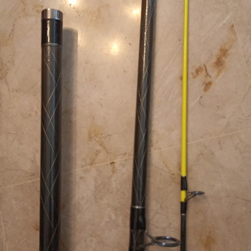 Linea Effe International De Lux Mar Azul 4503 three-piece fishing rod like new with case