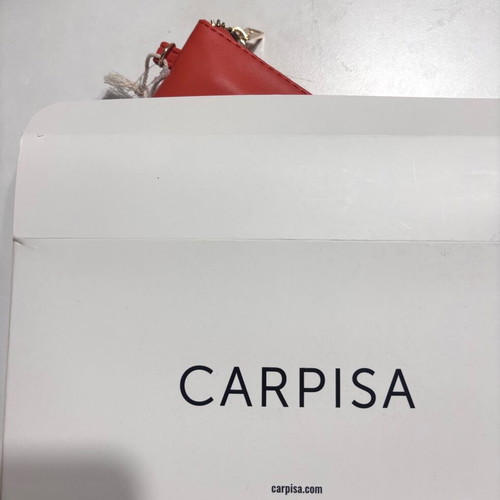 Carpisa orange handbag new with wristlet