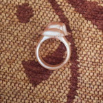 Children's plastic ring like new, pink