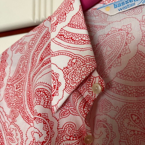 Paisley shirt Italian new multicolor size M