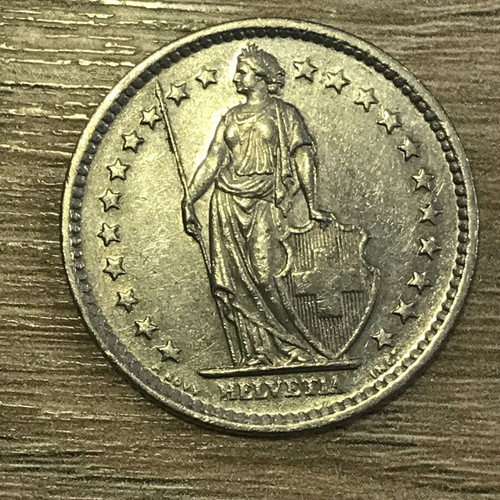 Switzerland 2 Francs 1979 coin like new