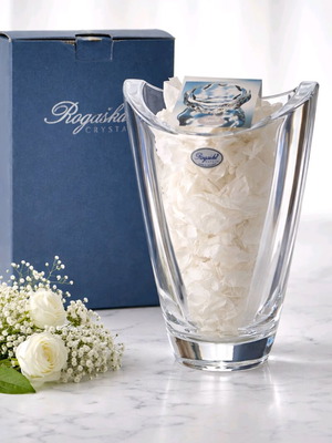 Collectible Rogaska Crystal vase new, handmade, 2003 edition