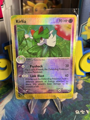 Kirlia EX Sandstorm 2003 Reverse holo Pokemon κάρτα μεταχειρισμένη