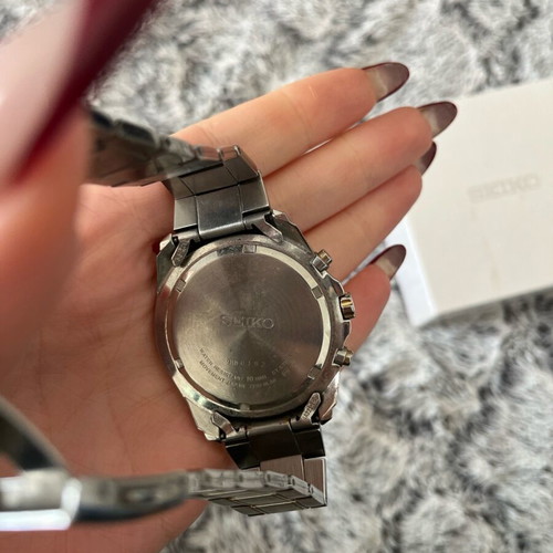Ανδρικό ρολόι Seiko μεταχειρισμένο, γκρι