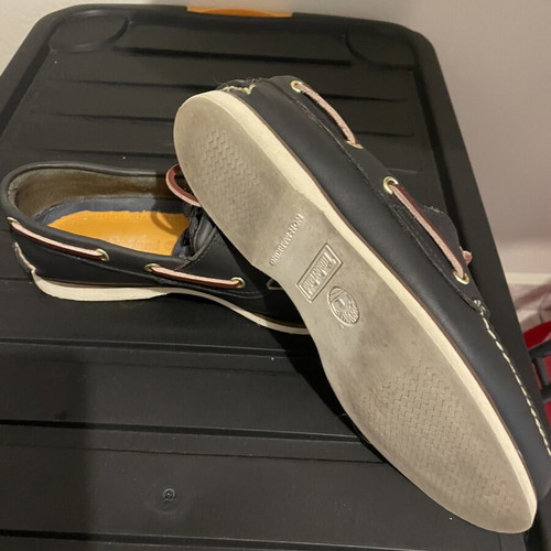 Timberland boat shoes like new, navy blue, size 41.5