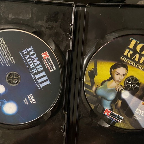 Tomb Raider PC Master magazine and games in perfect condition
