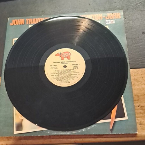 Grease soundtrack vinyl used, John Travolta Olivia Newton-John