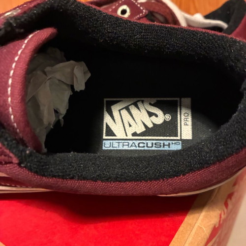Vans Old Skool Pro-Skate suede shoes size EU43 like new, burgundy