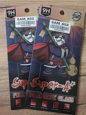 Tempered glass for Samsung A52 4G/5G and A52S 5G like new, pack of 2