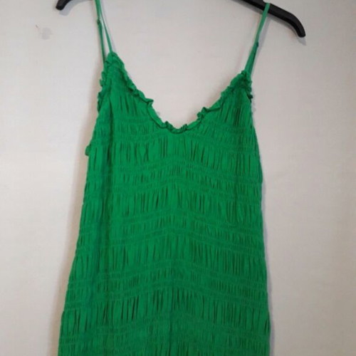 H&M dress green like new