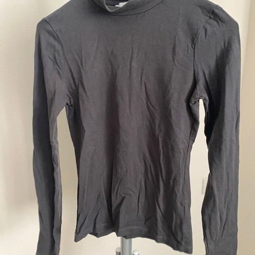 Dark Grey High Neck Top Pink Woman Small used