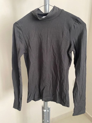 Dark Grey High Neck Top Pink Woman Small used