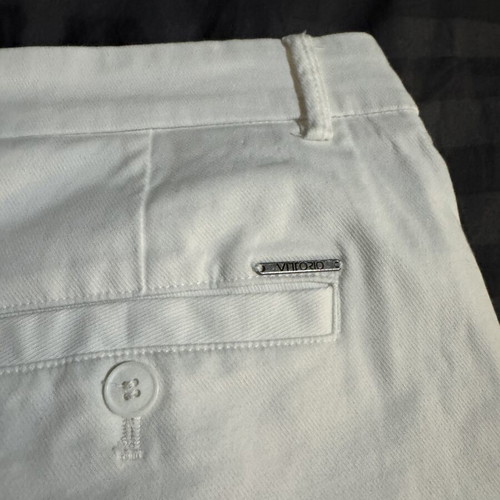 Vittorio Artist fabric pants size L white like new