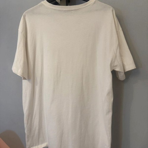Long t-shirt like new, cotton, white with print