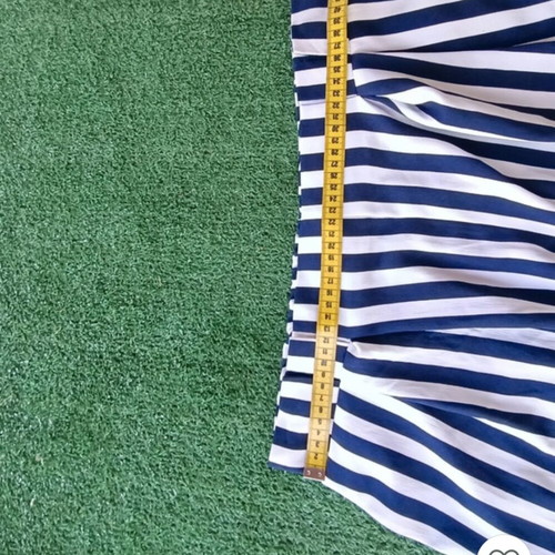 Zara wide-leg pants like new, white and blue, size XXL