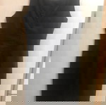 Γυναικείο φόρεμα κλασικό πενσιλ μαύρο από ελαστική καμπαρντίνα σαν καινούργιο