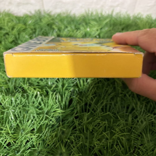 Pokémon Yellow Game Boy cartridge used with box and manual