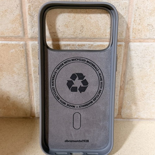 dbramante1928 MagSafe Case for iPhone 17 Pro, grey, recycled materials