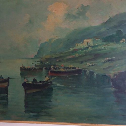 Signed oil painting artwork like new