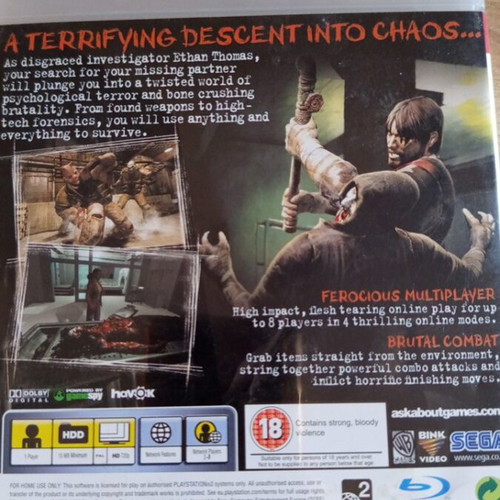 Condemned 2 PS3 game