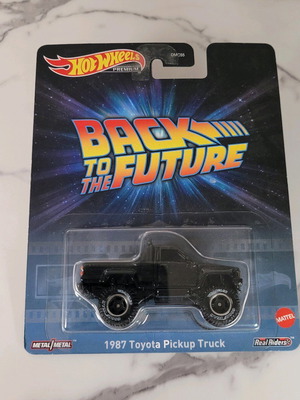 Hot Wheels 1987 Toyota Pickup Truck Μαύρο Premium Back To The Future