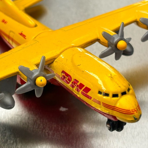 Matchbox DHL airplane used, rare collectible