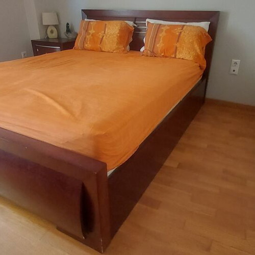 Bedroom furniture set used with bed frame, drawer chest and nightstand