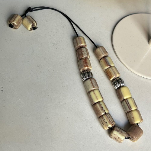 Komboloi old handmade worry beads, used