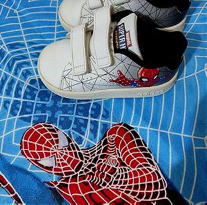 Παπουτσάκια Adidas Spiderman νούμερο 21 πωλούνται λόγω ανάγκης