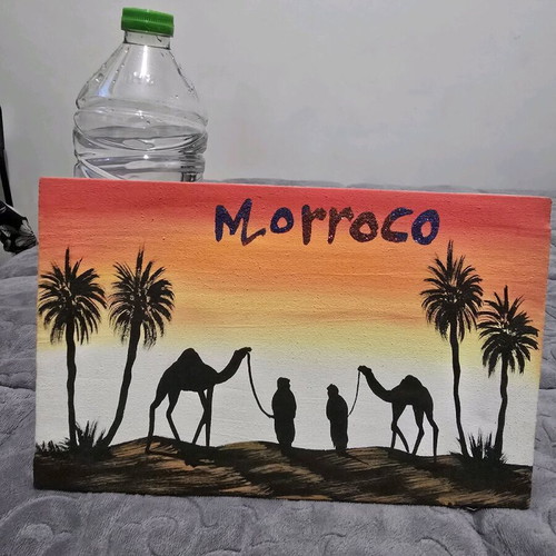 Κάδρο υφασμάτινο Morroco σαν καινούργιο