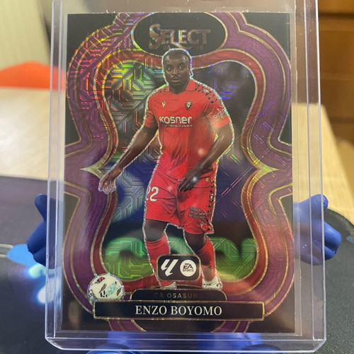 Panini Select 2025-26 La Liga Osasuna Enzo Boyomo Mezzanine Purple Mojo card like new