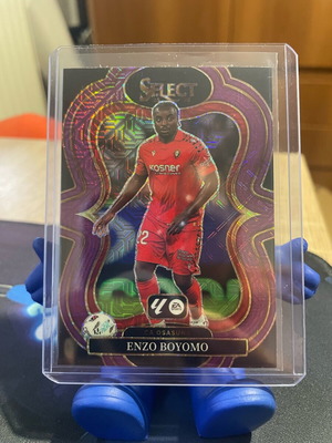 Panini Select 2025-26 La Liga Osasuna Enzo Boyomo Mezzanine Purple Mojo card like new