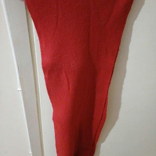 Red scarf like new, warm