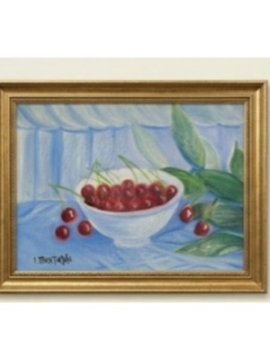 Small painting for dining or kitchen decoration
