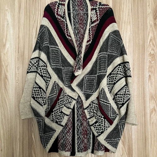 Toi Moi knitted cardigan used, vintage multicolor, size M/L