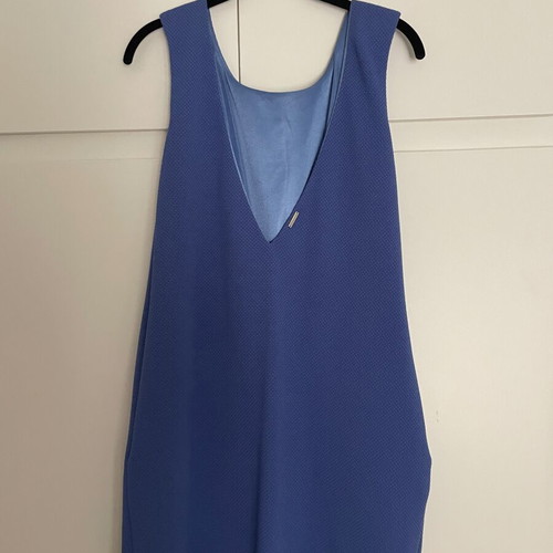 BSB mini dress used, blue, extra small with pockets and low back
