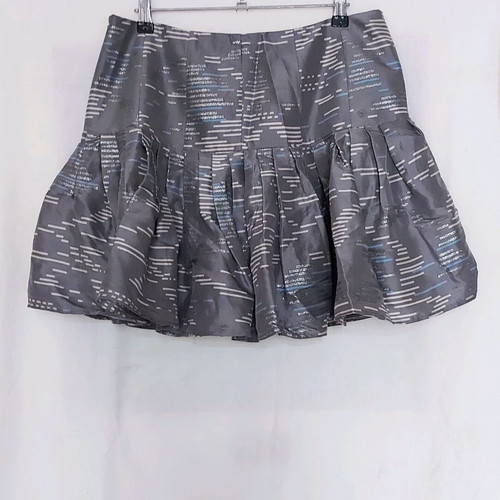 In Wear pleated silk satin skirt like new