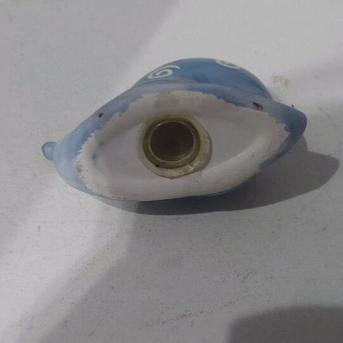 Ceramic snail salt and pepper shaker like new