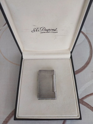 Dupont silver lighter like new, authentic and functional