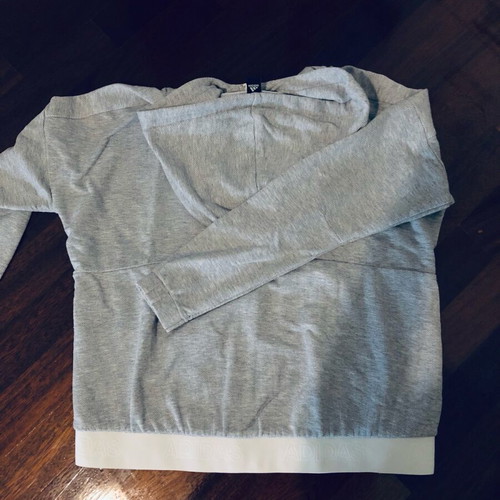 Adidas women's jacket used, white and gray, size S-M