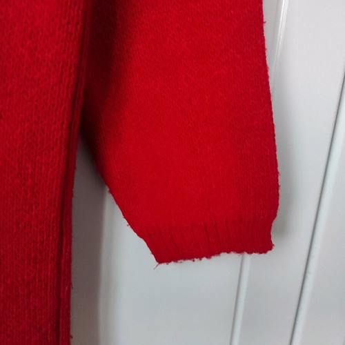 Red sweater with pearls like new, Decoro, size M